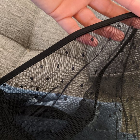 Torrid Black Polka Dot Lace Dress - Picture 7 of 8